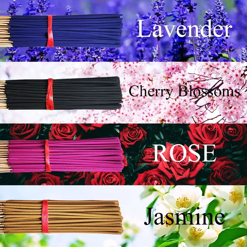 Home Fragrance Jasmine - 80/200 natürliche Räucherstäbchen – Heimdekoration, Teezimmer