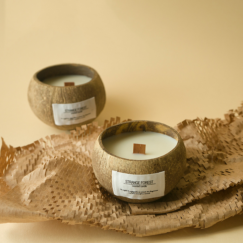 Home Fragrance Wax Melts - Kokosnussschalen-Aromatherapie-Kerze, Duft mit ätherischen Ölen, Premium-Pflanzenwachsduft,