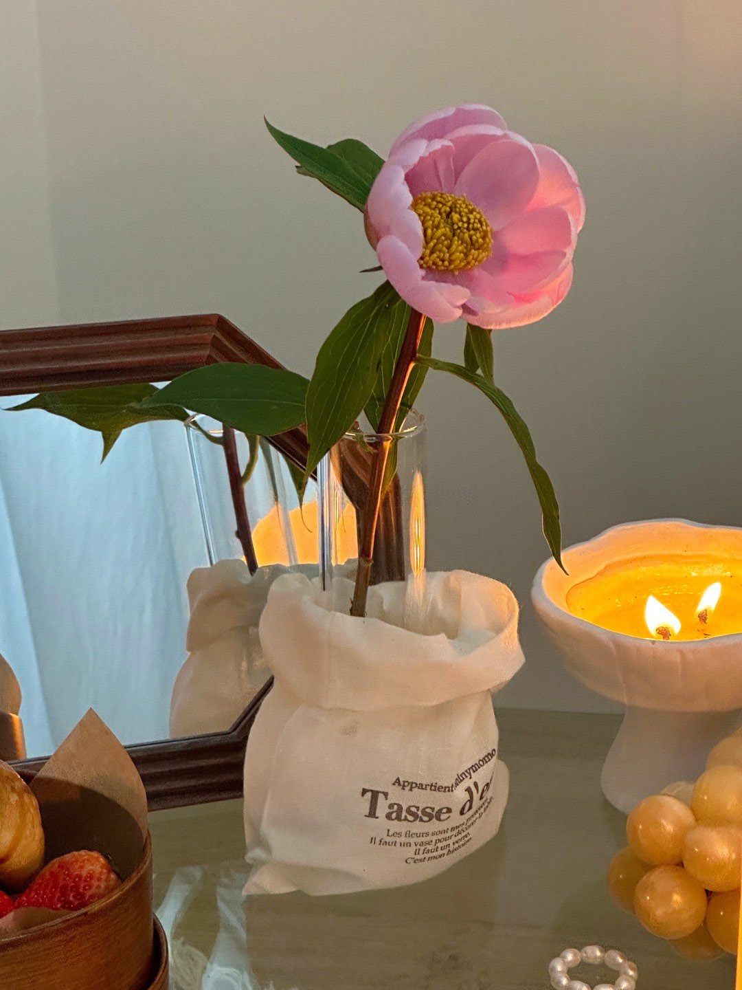 Home Fragrance French - Shinymomo Kreative Glas-Blumenvase im Französischen Stil