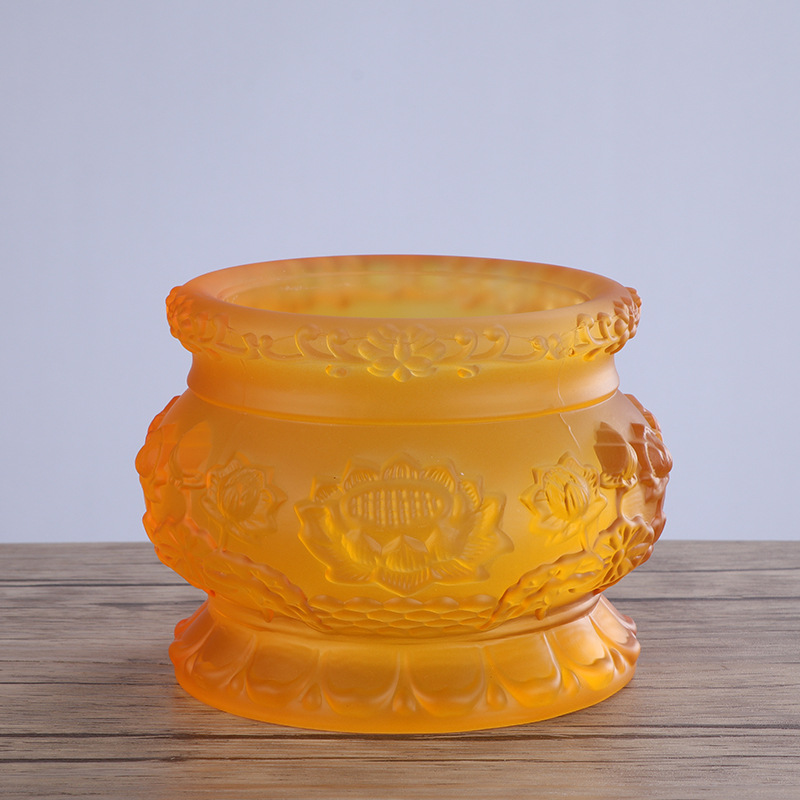 Home Fragrance Manufacturers - Großhandel Glas-Räuchergefäß, handgefertigt, buddhistisches Altar-Dekor, Heimduft,