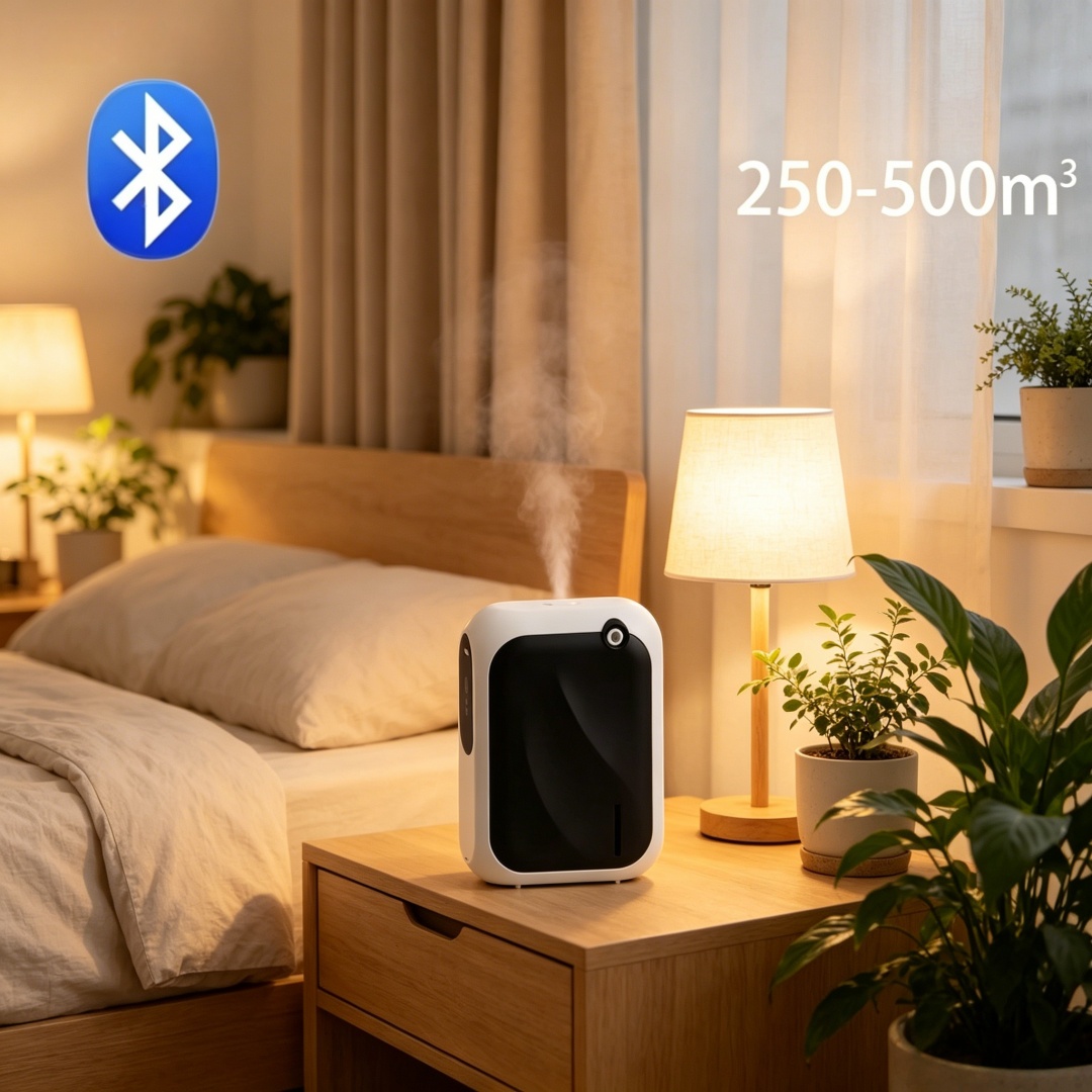 Home Fragrance Device - JQNING Bluetooth Smart Aroma Diffuser, Lufterfrischer,
