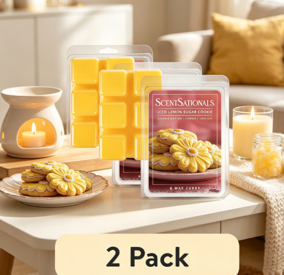 Home Fragrance Wax Melts - Duftende Wachswürfel mit Eis-Zitronen-Zuckerkeks-Duft für Raumduft,