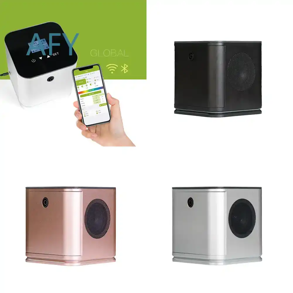 Home Fragrance Device - Lautsprecher-Aroma-Diffusor für Bluetooth-WLAN-Smart-Home-Geräte mit intelligenter Fernbedienung,