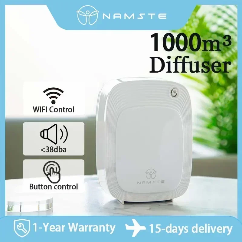Home Fragrance Oils For Diffusers - Namste 1000m³ Aroma-Diffusor mit 200ML Kapazität
