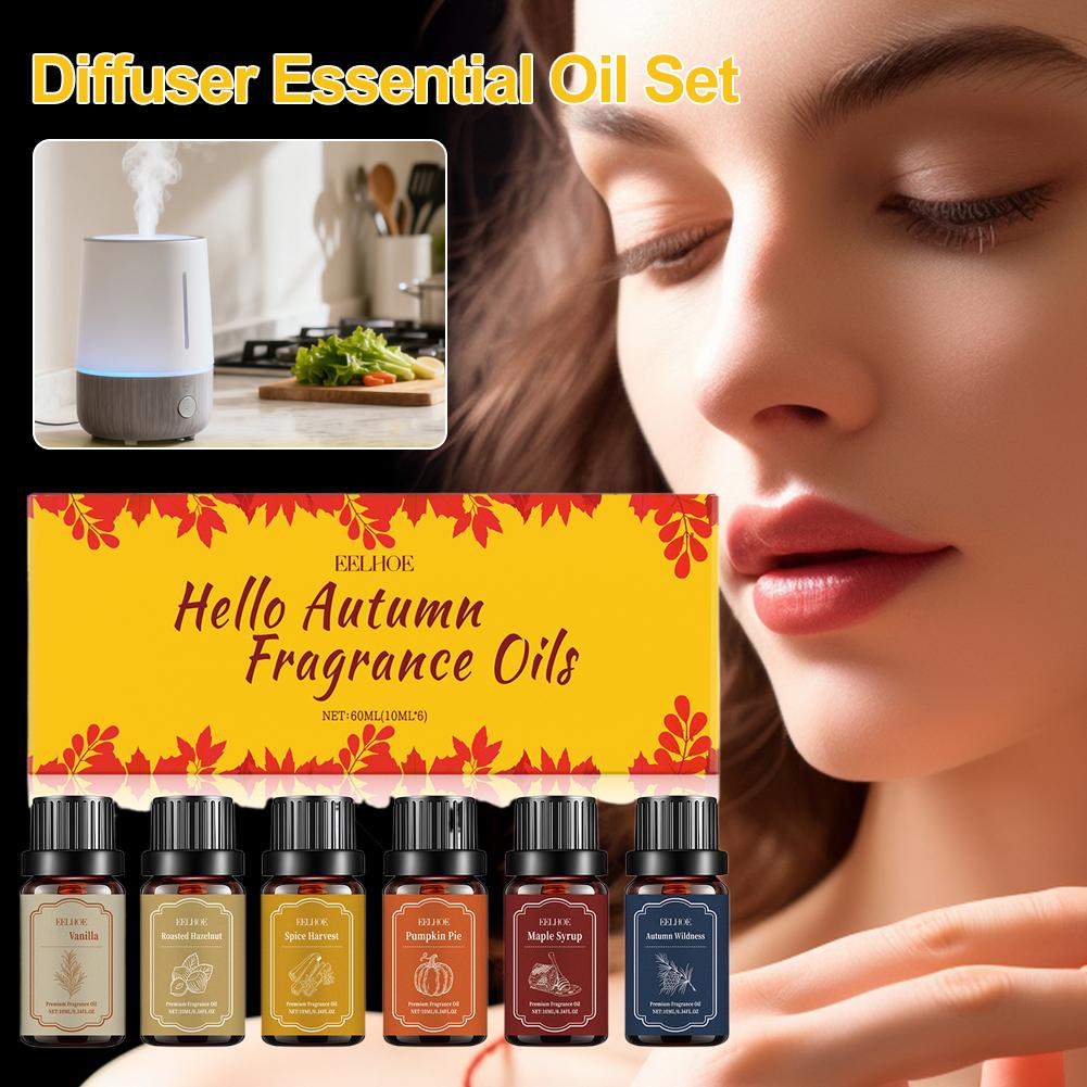 6 x 10 ml Herbstdiffusor-Duftö – Home Fragrance Vanilla Bewertung und Preis