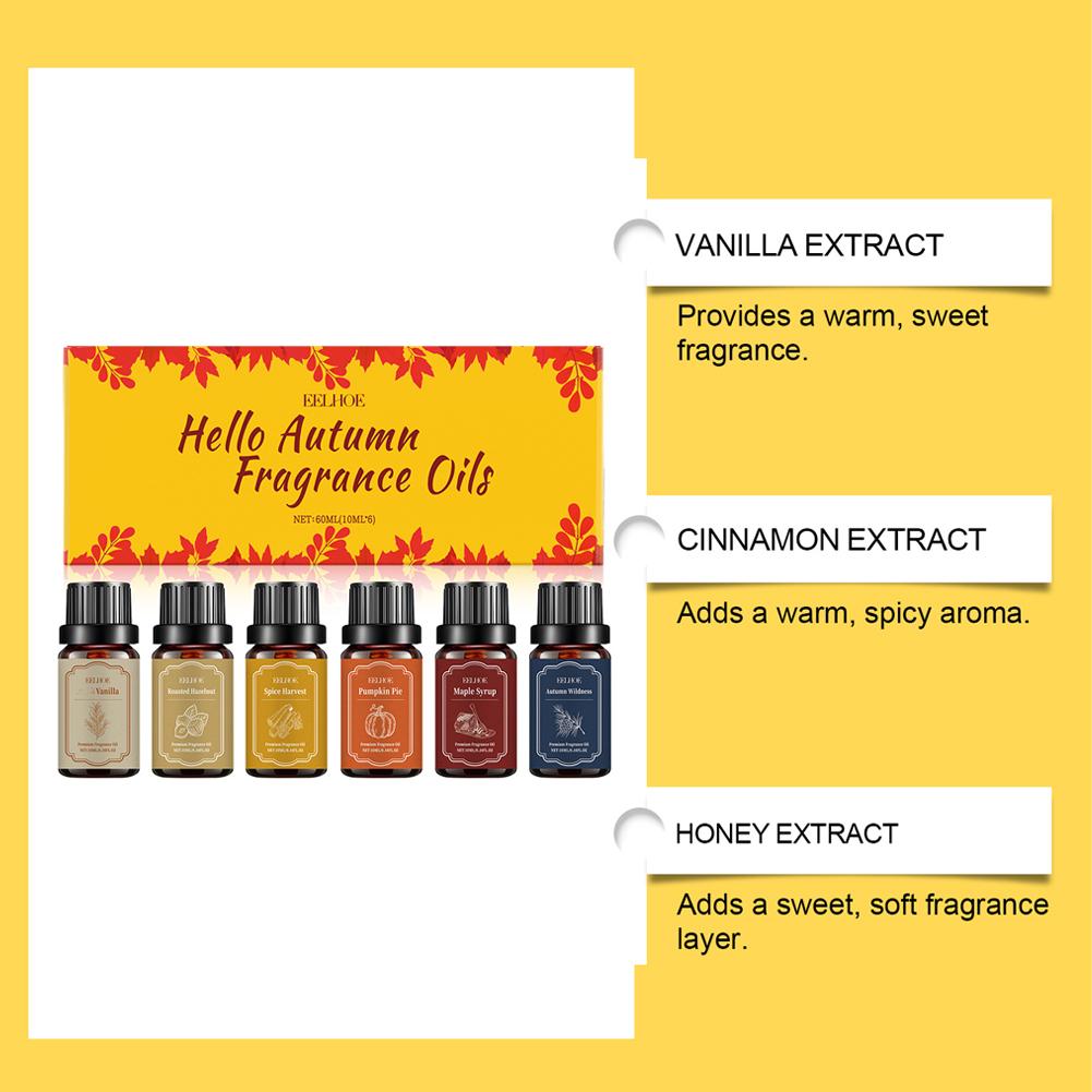 6 x 10 ml Herbstdiffusor-Duftö – Home Fragrance Vanilla Bewertung und Preis