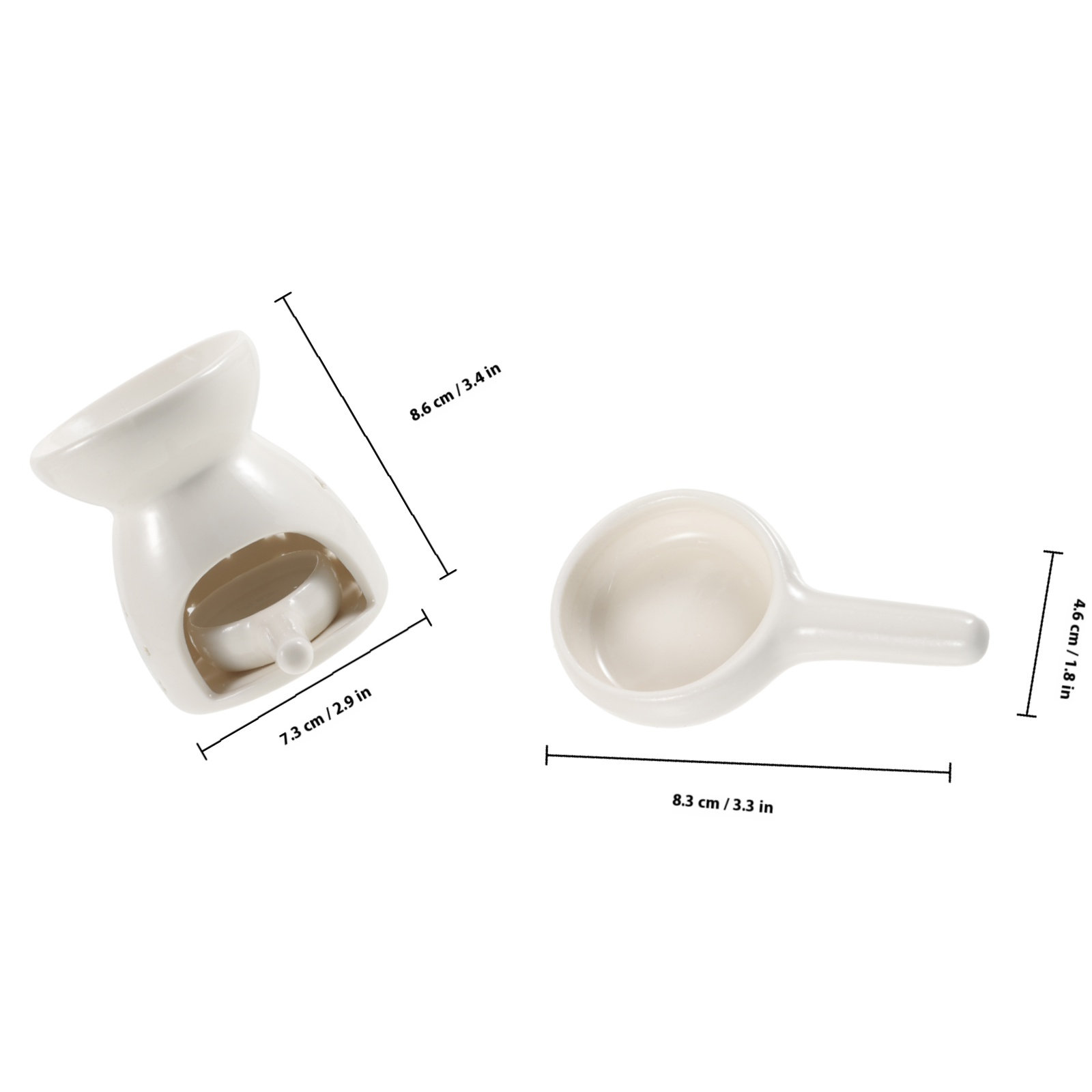 1 Set Keramik-Duftlampe Teelic – Wax Melt Burner Bewertung und Preis