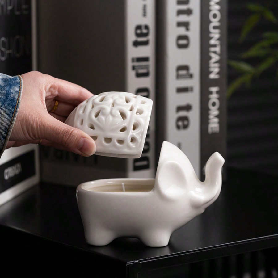 Niedlicher Elefanten-Keramik-A – Wax Melt Burner Bewertung und Preis