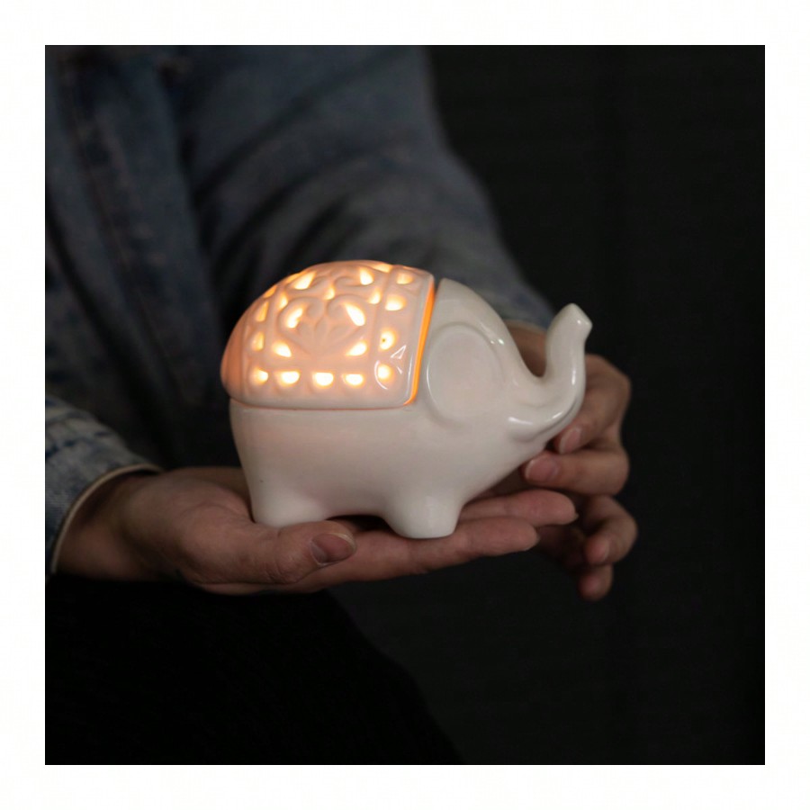 Niedlicher Elefanten-Keramik-A – Wax Melt Burner Bewertung und Preis
