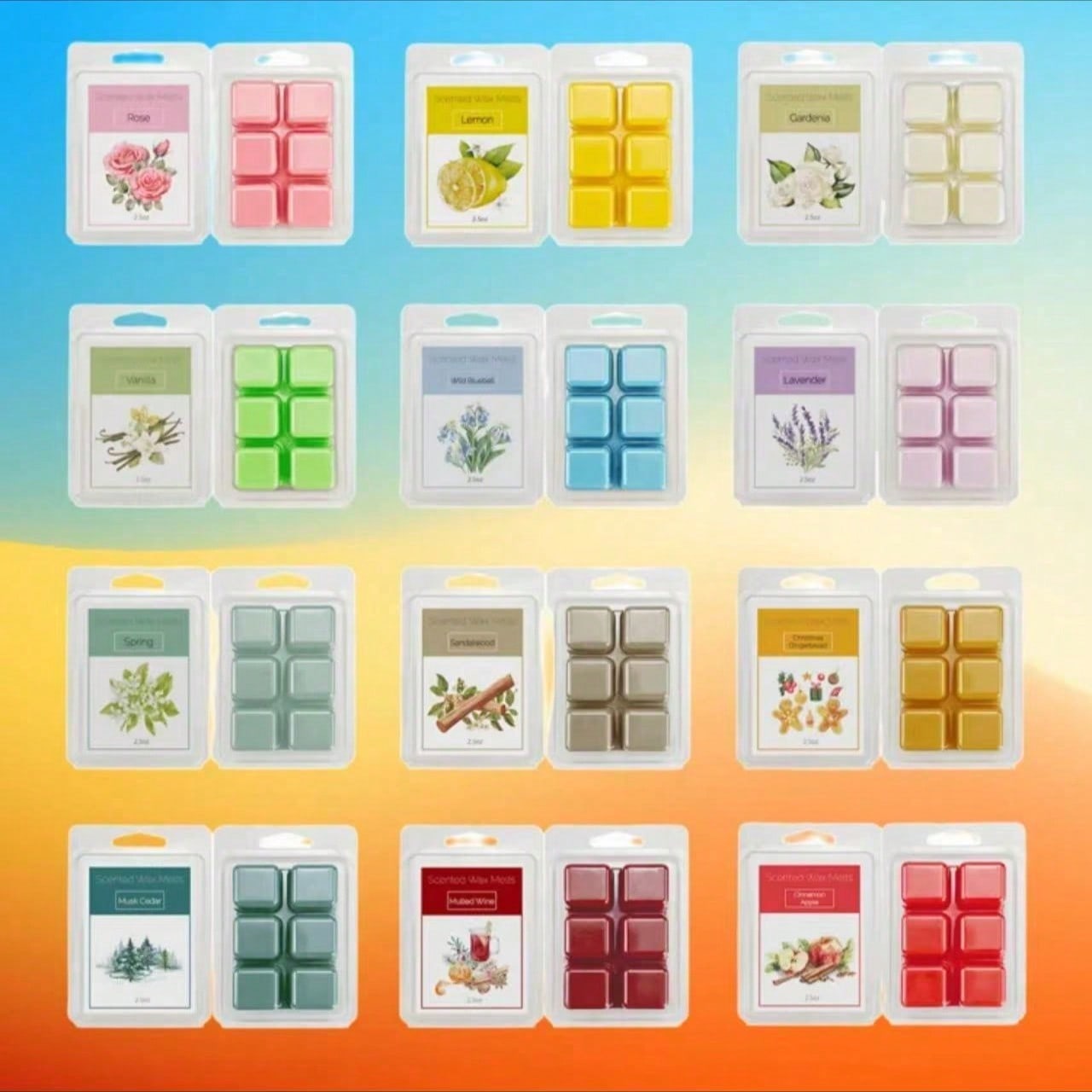 Duftende Wachsschmelzset, 8 Ve – Home Fragrance Vanilla Bewertung und Preis
