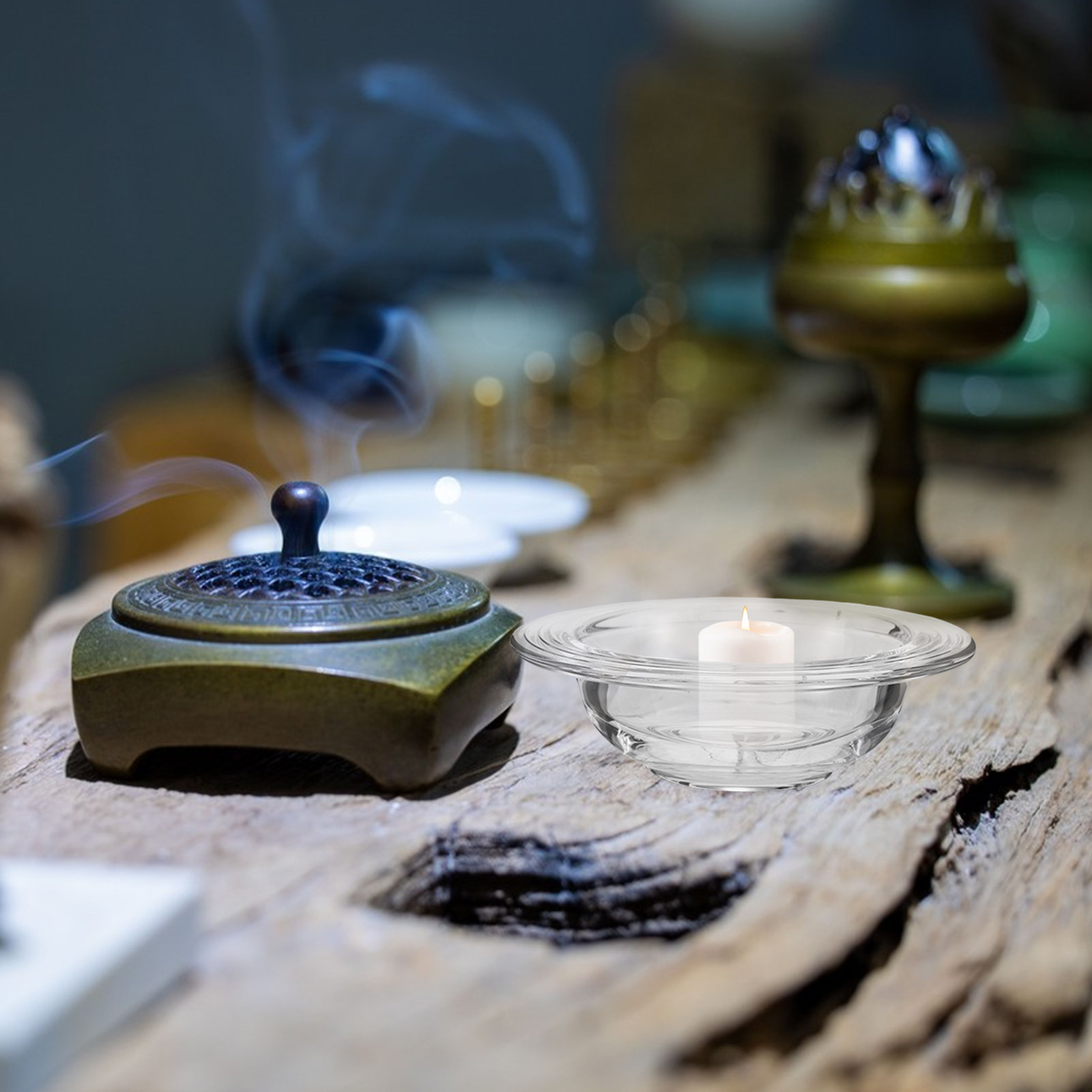4 Stück Transparente Glas-Wach – Home Fragrance Wax Melts Bewertung und Preis
