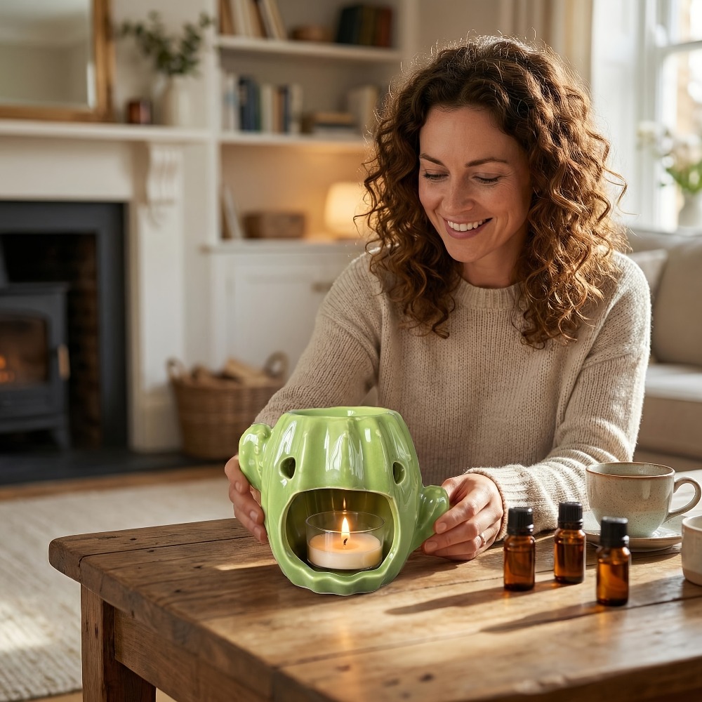 Kaktusförmiger Keramik-Duftölb – Wax Melt Burner Bewertung und Preis