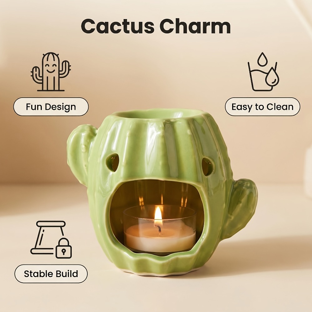Kaktusförmiger Keramik-Duftölb – Wax Melt Burner Bewertung und Preis